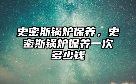 史密斯鍋爐保養(yǎng)，史密斯鍋爐保養(yǎng)一次多少錢
