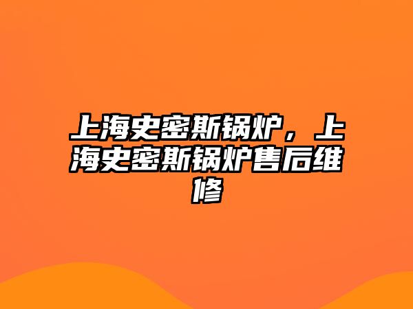 上海史密斯鍋爐，上海史密斯鍋爐售后維修