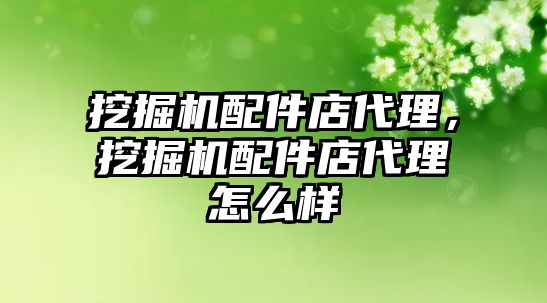 挖掘機(jī)配件店代理，挖掘機(jī)配件店代理怎么樣