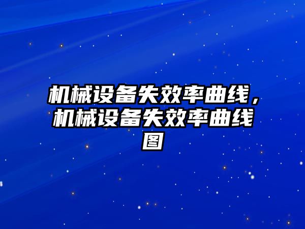 機(jī)械設(shè)備失效率曲線，機(jī)械設(shè)備失效率曲線圖