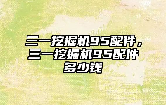 三一挖掘機95配件，三一挖掘機95配件多少錢