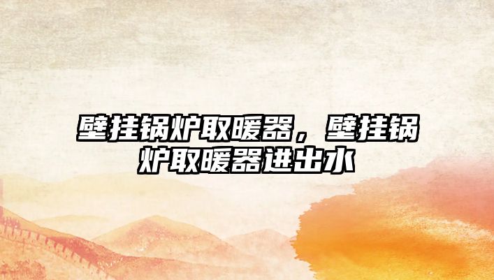 壁掛鍋爐取暖器，壁掛鍋爐取暖器進(jìn)出水