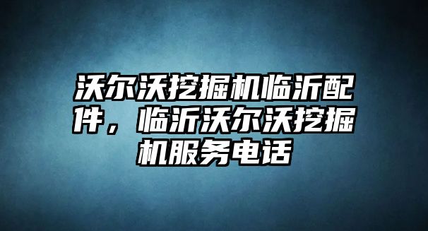 沃爾沃挖掘機臨沂配件，臨沂沃爾沃挖掘機服務(wù)電話