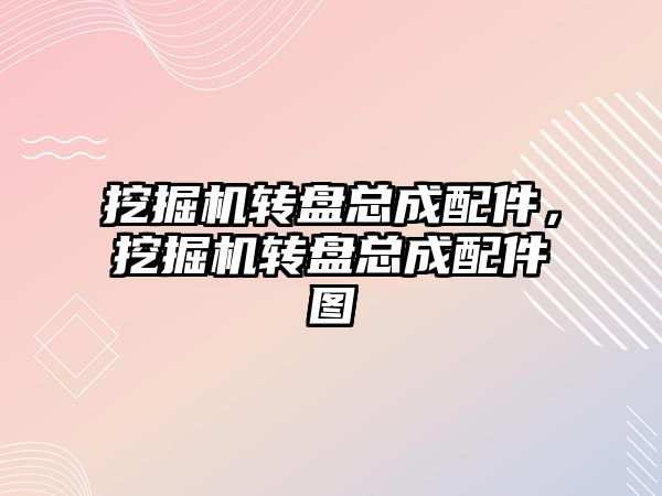 挖掘機(jī)轉(zhuǎn)盤總成配件，挖掘機(jī)轉(zhuǎn)盤總成配件圖