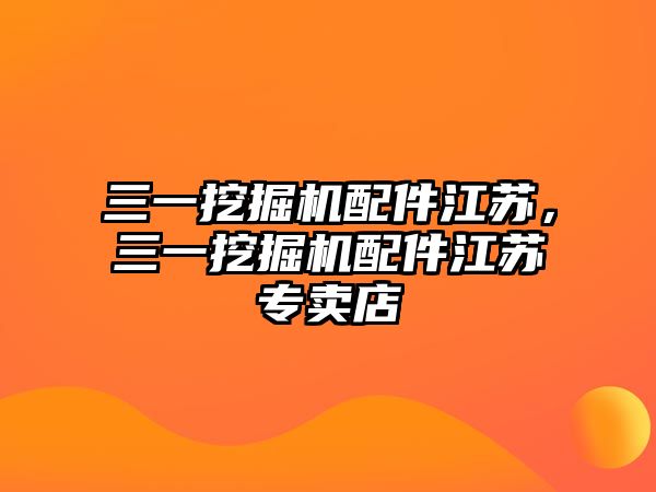 三一挖掘機配件江蘇，三一挖掘機配件江蘇專賣店