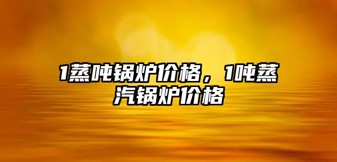 1蒸噸鍋爐價格，1噸蒸汽鍋爐價格