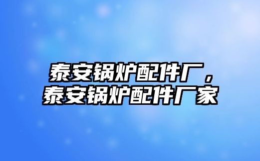 泰安鍋爐配件廠，泰安鍋爐配件廠家