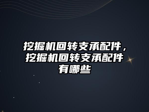 挖掘機(jī)回轉(zhuǎn)支承配件，挖掘機(jī)回轉(zhuǎn)支承配件有哪些