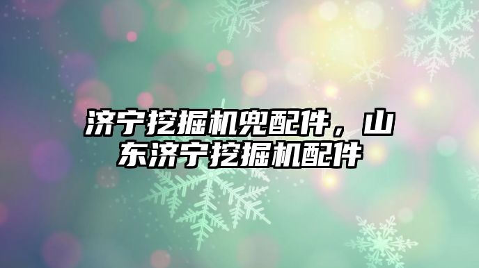 濟寧挖掘機兜配件，山東濟寧挖掘機配件