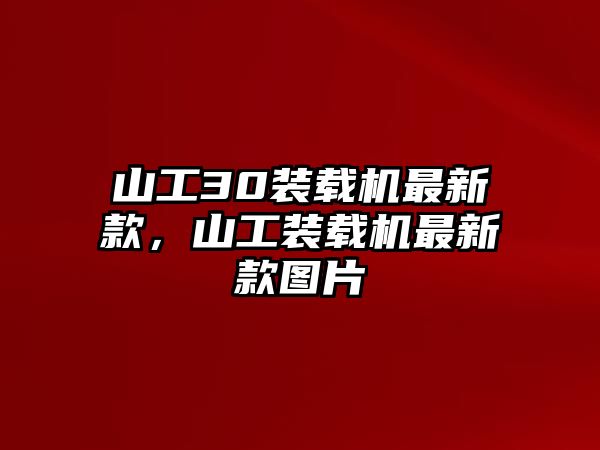 山工30裝載機(jī)最新款，山工裝載機(jī)最新款圖片