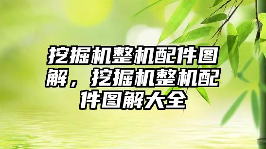 挖掘機(jī)整機(jī)配件圖解，挖掘機(jī)整機(jī)配件圖解大全