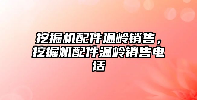 挖掘機(jī)配件溫嶺銷售，挖掘機(jī)配件溫嶺銷售電話