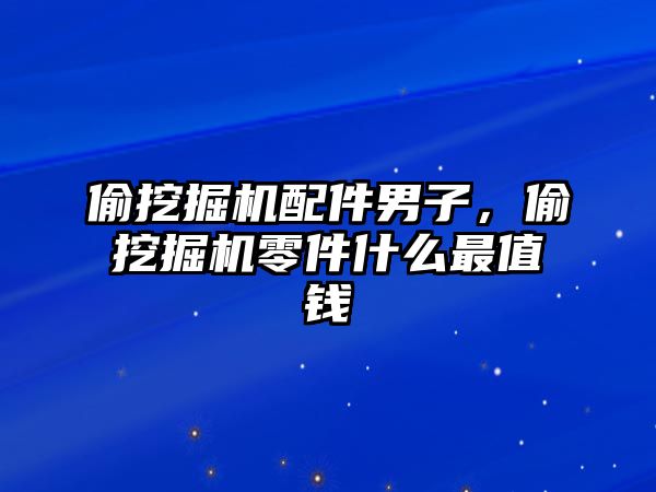 偷挖掘機配件男子，偷挖掘機零件什么最值錢