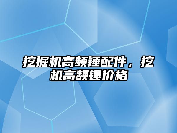 挖掘機(jī)高頻錘配件，挖機(jī)高頻錘價格