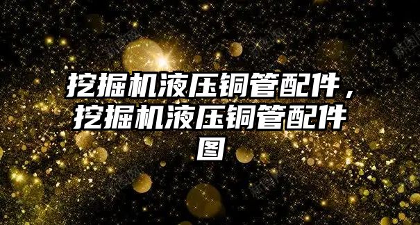 挖掘機(jī)液壓銅管配件，挖掘機(jī)液壓銅管配件圖