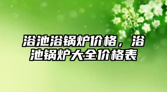 浴池浴鍋爐價(jià)格，浴池鍋爐大全價(jià)格表