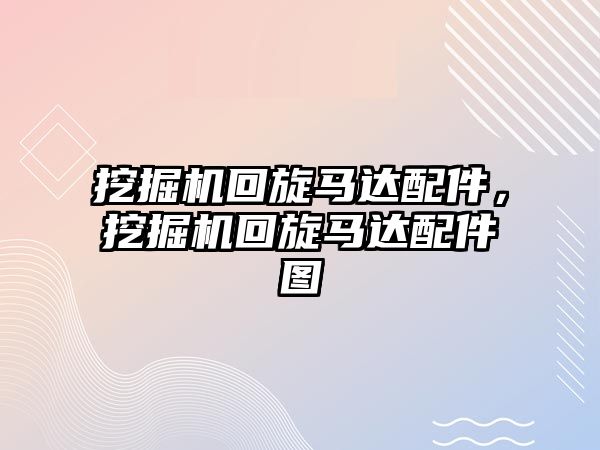 挖掘機(jī)回旋馬達(dá)配件，挖掘機(jī)回旋馬達(dá)配件圖