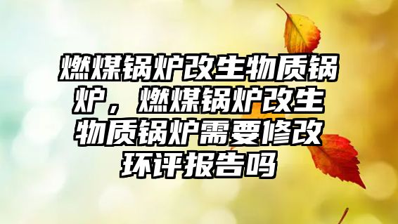 燃煤鍋爐改生物質(zhì)鍋爐，燃煤鍋爐改生物質(zhì)鍋爐需要修改環(huán)評(píng)報(bào)告嗎