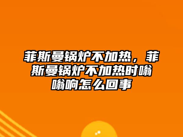 菲斯曼鍋爐不加熱，菲斯曼鍋爐不加熱時嗡嗡響怎么回事