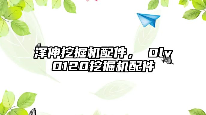 澤伸挖掘機配件，ⅴ0lv0120挖掘機配件