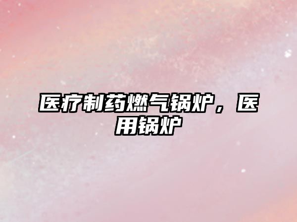 醫(yī)療制藥燃?xì)忮仩t，醫(yī)用鍋爐