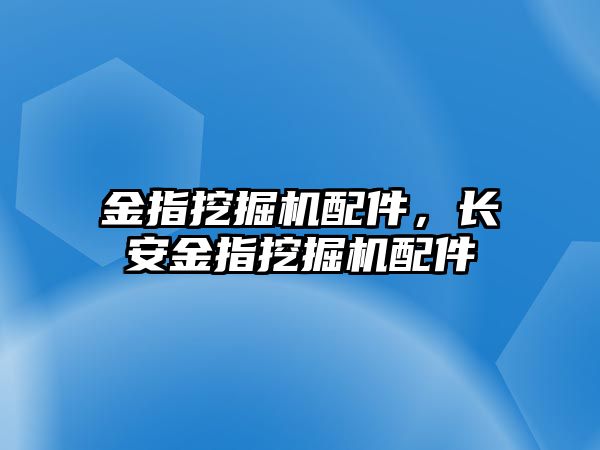金指挖掘機(jī)配件，長(zhǎng)安金指挖掘機(jī)配件