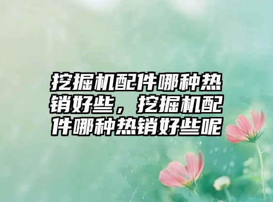 挖掘機(jī)配件哪種熱銷(xiāo)好些，挖掘機(jī)配件哪種熱銷(xiāo)好些呢
