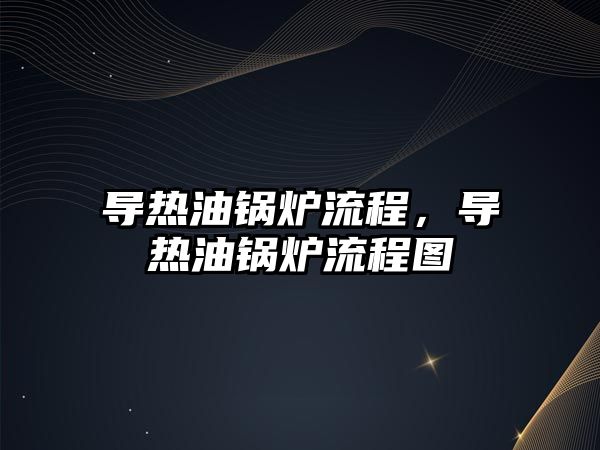 導熱油鍋爐流程，導熱油鍋爐流程圖