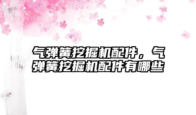 氣彈簧挖掘機(jī)配件，氣彈簧挖掘機(jī)配件有哪些