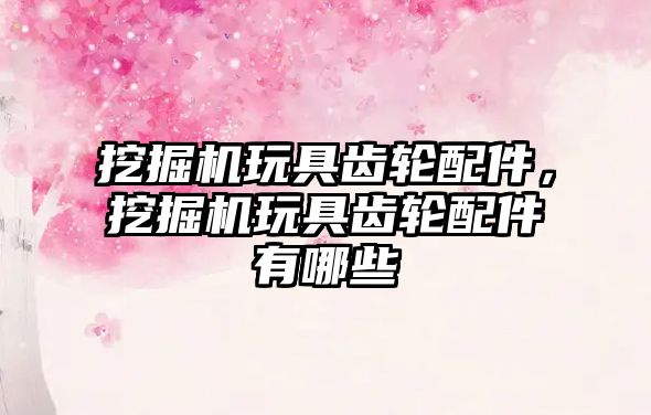 挖掘機(jī)玩具齒輪配件，挖掘機(jī)玩具齒輪配件有哪些