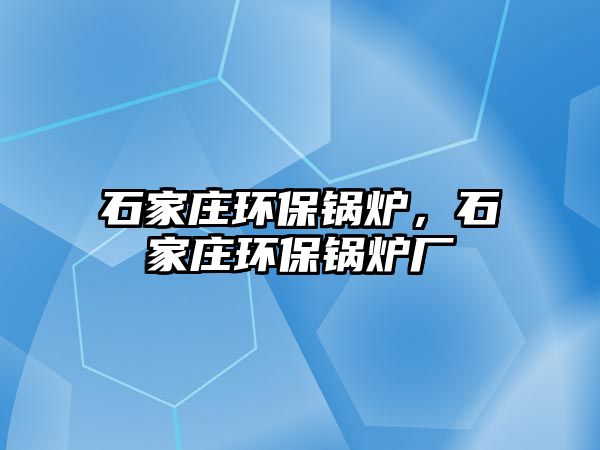 石家莊環(huán)保鍋爐，石家莊環(huán)保鍋爐廠