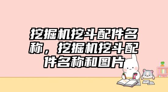 挖掘機(jī)挖斗配件名稱，挖掘機(jī)挖斗配件名稱和圖片