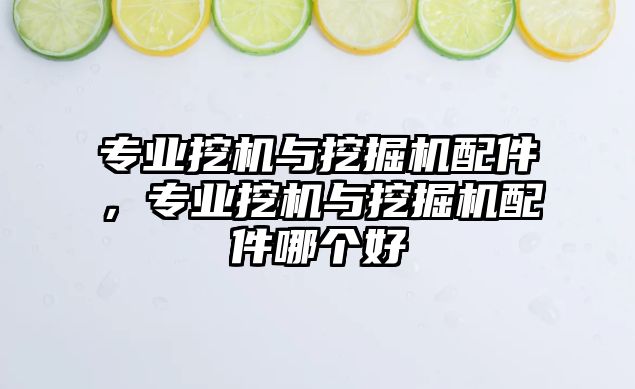 專業(yè)挖機與挖掘機配件，專業(yè)挖機與挖掘機配件哪個好