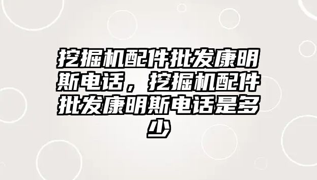 挖掘機配件批發(fā)康明斯電話，挖掘機配件批發(fā)康明斯電話是多少