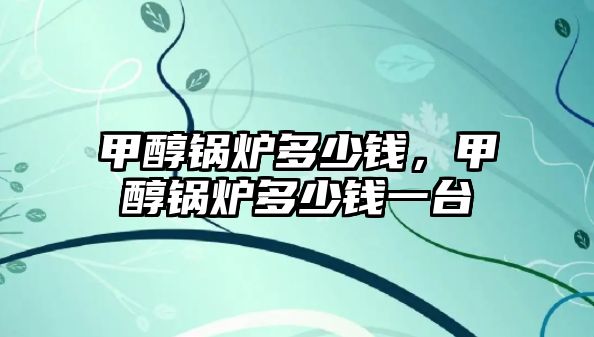甲醇鍋爐多少錢，甲醇鍋爐多少錢一臺(tái)