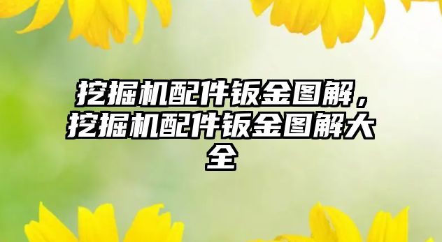 挖掘機配件鈑金圖解，挖掘機配件鈑金圖解大全