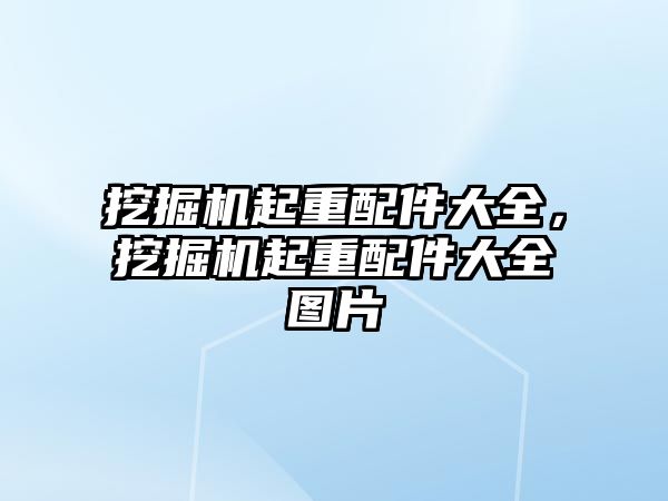 挖掘機(jī)起重配件大全，挖掘機(jī)起重配件大全圖片