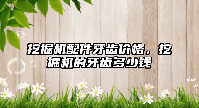 挖掘機(jī)配件牙齒價(jià)格，挖掘機(jī)的牙齒多少錢