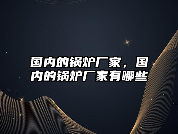 國內(nèi)的鍋爐廠家，國內(nèi)的鍋爐廠家有哪些