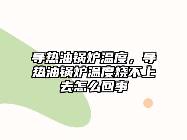 導(dǎo)熱油鍋爐溫度，導(dǎo)熱油鍋爐溫度燒不上去怎么回事