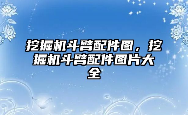 挖掘機斗臂配件圖，挖掘機斗臂配件圖片大全