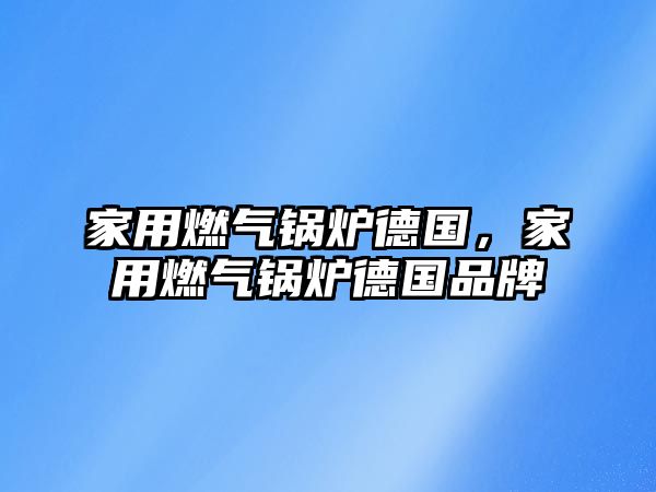 家用燃?xì)忮仩t德國(guó)，家用燃?xì)忮仩t德國(guó)品牌