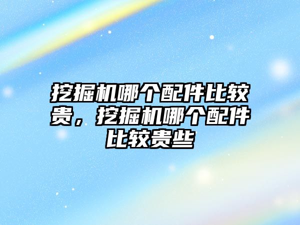 挖掘機(jī)哪個(gè)配件比較貴，挖掘機(jī)哪個(gè)配件比較貴些
