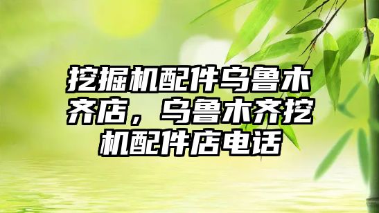 挖掘機(jī)配件烏魯木齊店，烏魯木齊挖機(jī)配件店電話