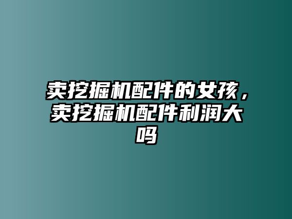 賣挖掘機(jī)配件的女孩，賣挖掘機(jī)配件利潤大嗎