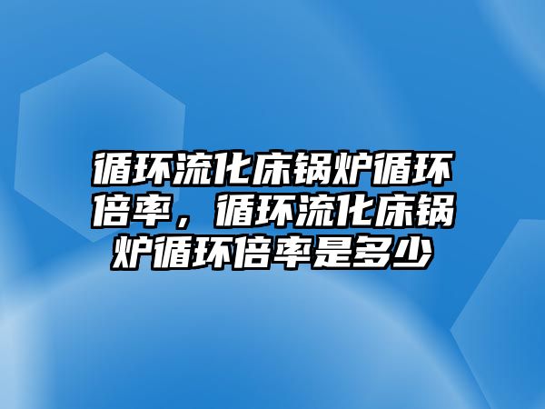 循環(huán)流化床鍋爐循環(huán)倍率，循環(huán)流化床鍋爐循環(huán)倍率是多少