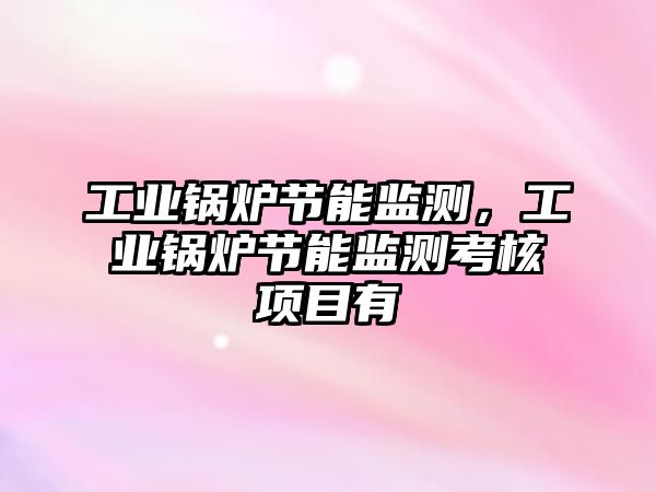 工業(yè)鍋爐節(jié)能監(jiān)測(cè)，工業(yè)鍋爐節(jié)能監(jiān)測(cè)考核項(xiàng)目有