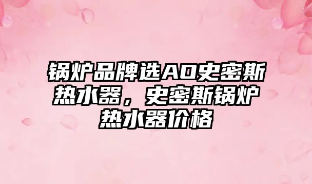 鍋爐品牌選AO史密斯熱水器，史密斯鍋爐熱水器價(jià)格