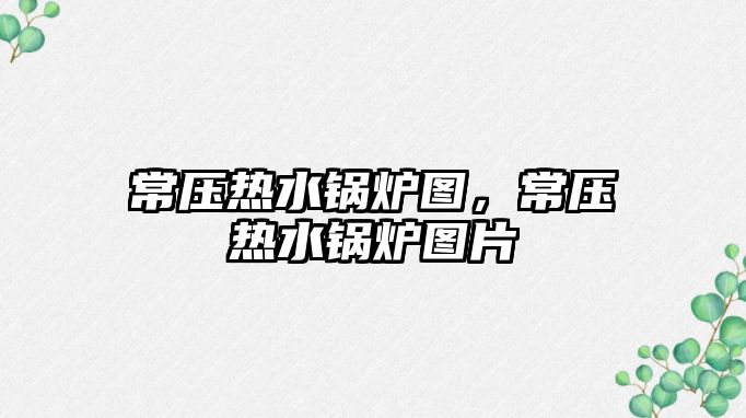常壓熱水鍋爐圖，常壓熱水鍋爐圖片