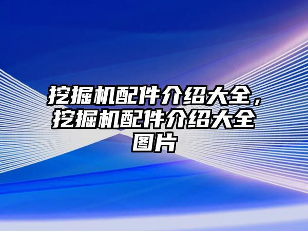 挖掘機(jī)配件介紹大全，挖掘機(jī)配件介紹大全圖片